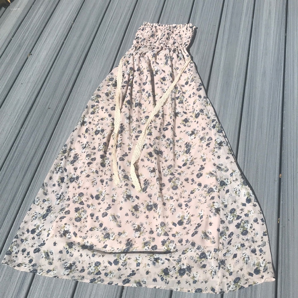F21 floral maxi